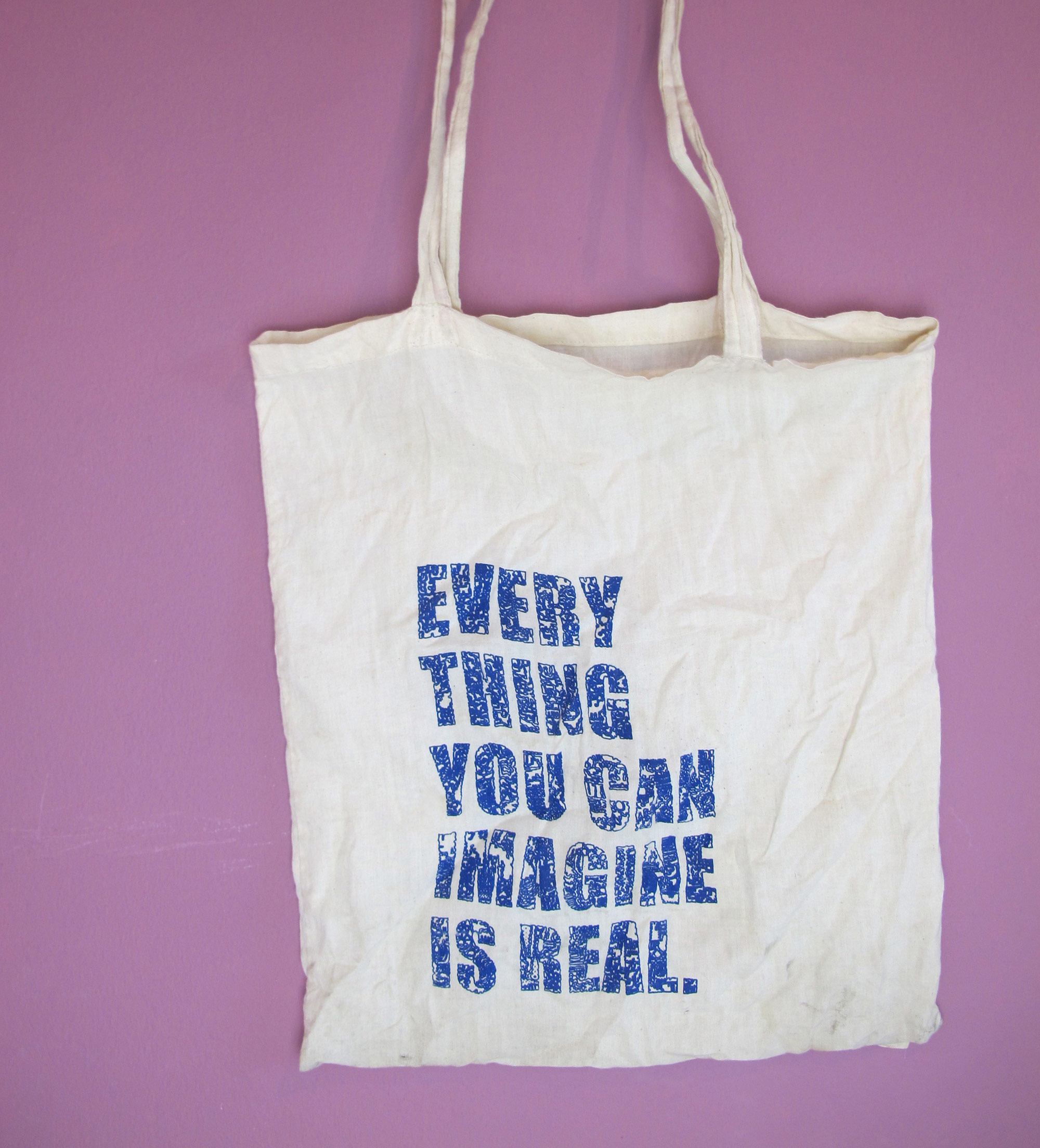 Jutebeutel Everything you can imagine is real